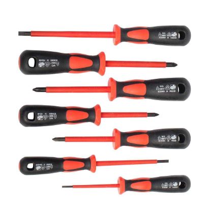 Изображение Набор диэлектрических отверток НИО-5507 серия ПРОФИ для работ под напряжением до 1000 В, стандарт VDE