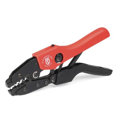 Изображение Пресс-клещи со сменными матрицами для опрессовки наконечников, гильз и разъемов CTK-08