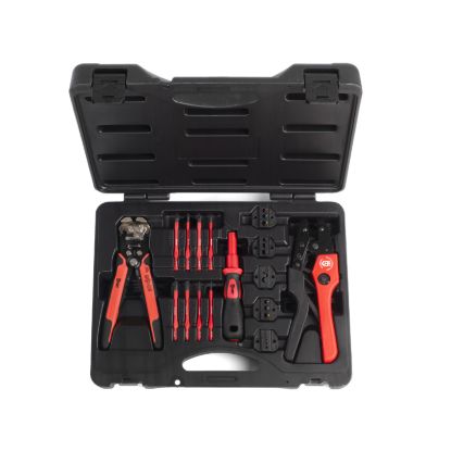 Изображение Пресс клещи с набором матриц UNI профи КВТ