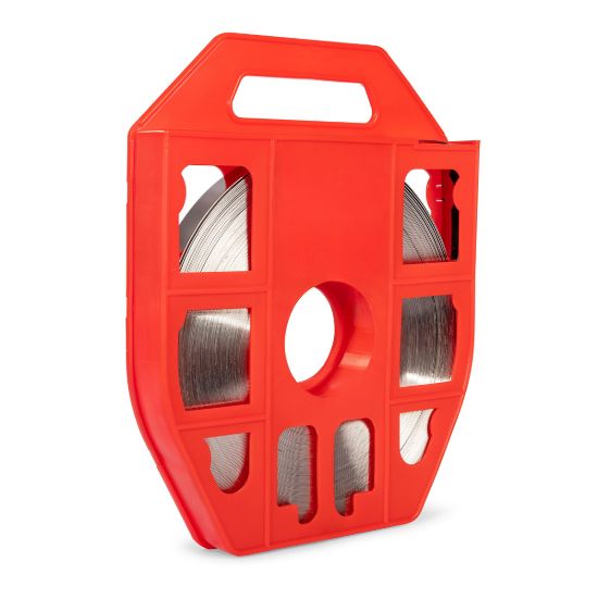 Изображение Лента бандажная ЛКС (201) (50м) в кассете из нержавеющей стали AISI 201