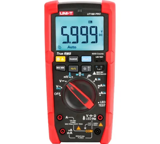 Изображение Мультиметр профессиональный UNI-T UT18B PRO