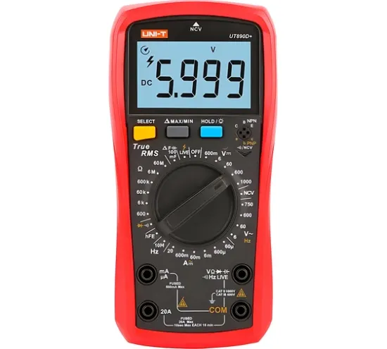 Изображение Мультиметр универсальный UNI-T UT890D+
