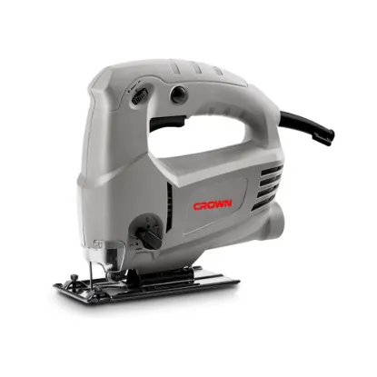 Изображение Лобзик CROWN CT15080, 550 Вт, угловой рез до 45°, маятниковый ход, 65 ммч