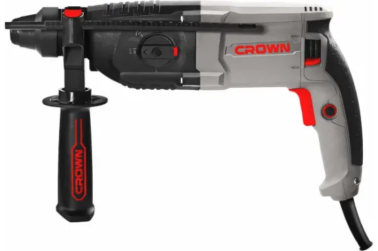 Изображение Перфоратор CROWN CT18108BMC, SDS+, кейс, патрон 28 мм, мощность 800 Вт