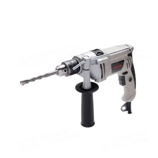 Изображение Дрель CROWN CT10077, ударная, мощность 810 Вт, 2.8-6.5 А, 2800 об/мин