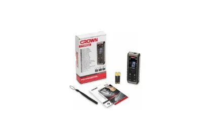Изображение Лазерный дальномер Crown CT44034, диапазон измерения от 0,05 до 80 метров, ±2 мм