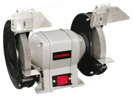 Изображение Электроточило (заточный станок) CROWN CT13331, Мощность 200 Вт, 2950 об/мин, 50 Гц