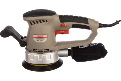 Изображение Машина шлифовальная CROWN CT13395, эксцентриковая, 450 Вт, ток 1,9 А, 4000-13000 об./мин