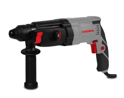 Изображение Перфоратор SDS+ (кейс) 800W CROWN CT18211BMC, 0–1300 об/мин, до 5300 уд/мин, 2,8 Дж