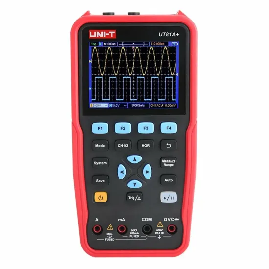 Изображение Цифровой осциллограф, UT81A Plus 50MHZ UNI-T UT81A+/UT81B+/UT81C+/UT81D