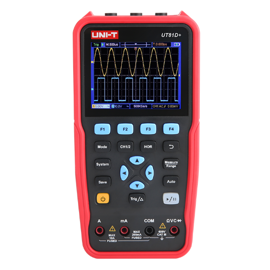 Изображение Цифровой осциллограф, UT81D+ Plus 50MHZ UNI-T UT81A+/UT81B+/UT81C+/UT81D+