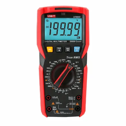 Изображение Мультиметр UNI-T UT89XE, измерение напряжения, тока, сопротивления, емкости, частоты