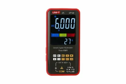 Изображение Мультиметр цифровой UNI-T UT122, автодиапазон, подсветка, IP54, 6199 измерений, Перезаряжаемый