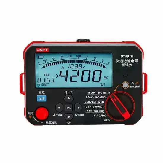 Изображение Прибор для быстрого измерения сопротивления изоляции UNI-T UT501E