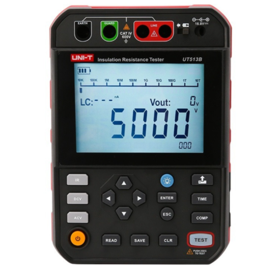 Изображение Мегаомметр UNI-T UT513B 5000V
