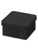 Изображение Распаячная коробка, двухкомпонентная, ОП 70х70х40 мм, IP66, 6 вх., черная, инд. штрихкод TDM