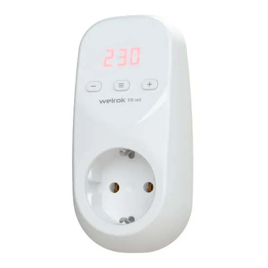 Изображение Реле напряжение в розетку Welrok PR Red