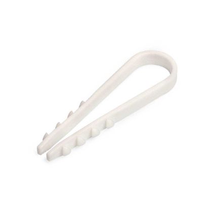 Изображение Дюбель-хомут ДХ 19–25 (бел) (100шт) (Fortisflex)