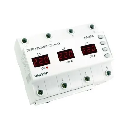 Изображение DigiTOP Переключатель фаз PS-63A
