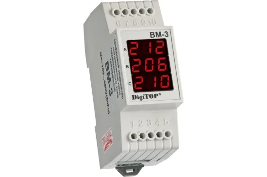 Изображение Вольтметр DigiTOP ВМ-3 red