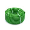 Изображение Труба гофрированная ПВХ лёгкая 350 Н зелёная с/з d20 мм (100м/4800м уп/пал) Промрукав