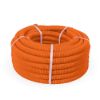 Изображение Труба гофрированная ПВХ лёгкая 350 Н негорючая (НГ) оранжевая с/з d20 мм (100м/4800м уп/пал) Промрукав