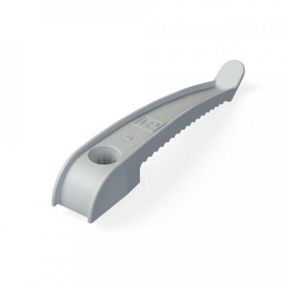 Изображение Держатель круглого кабеля односторонний для прямого монтажа на 8 мест серый (20шт/240шт уп/кор) Промрукав