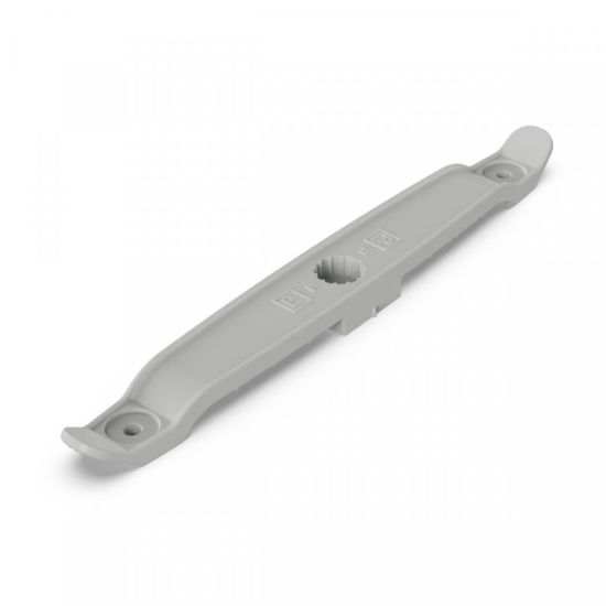 Изображение Держатель плоского кабеля двусторонний для прямого монтажа на 8 мест серый (20шт/300шт уп/кор) Промрукав