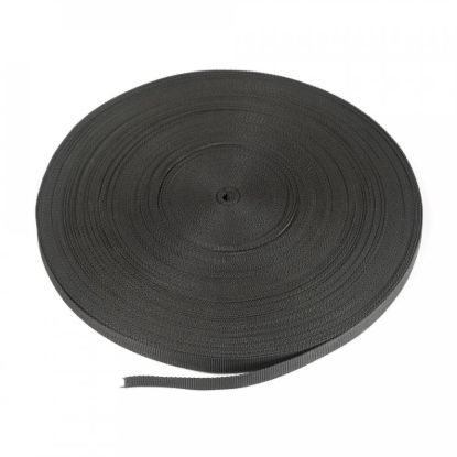 Изображение Лента монтажная текстильная 20 мм черная (50м/уп) Промрукав