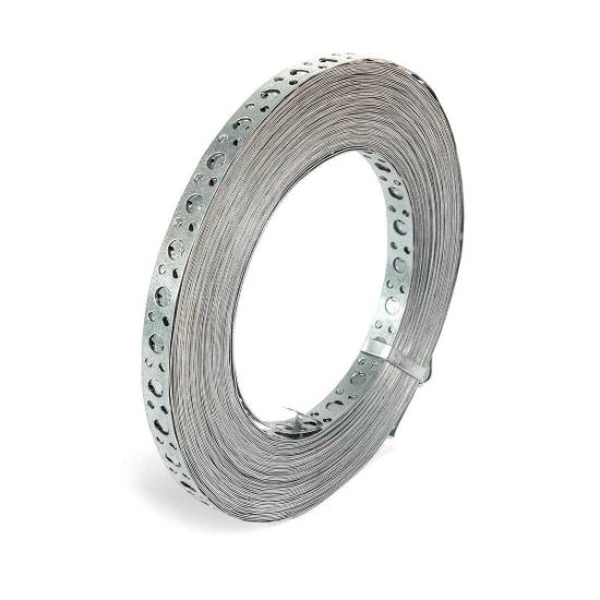 Изображение Лента монтажная ЛМП 12х0.55 (25м) перфорированная (Fortisflex)