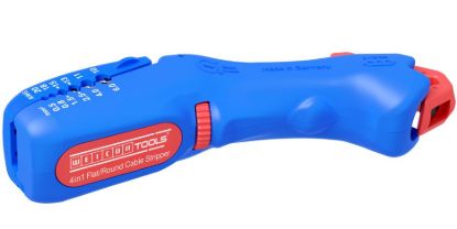 Изображение Многофункциональный инструмент для снятия изоляции WEICON (4 в 1) для плоских и круглых кабелей WEICON