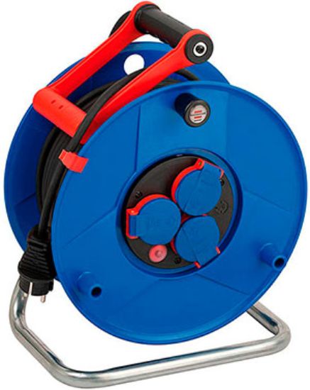 Изображение Удлинитель на катушке Garant 50 метров; 3 розетки; H05RR-F 3G1,5; IP44