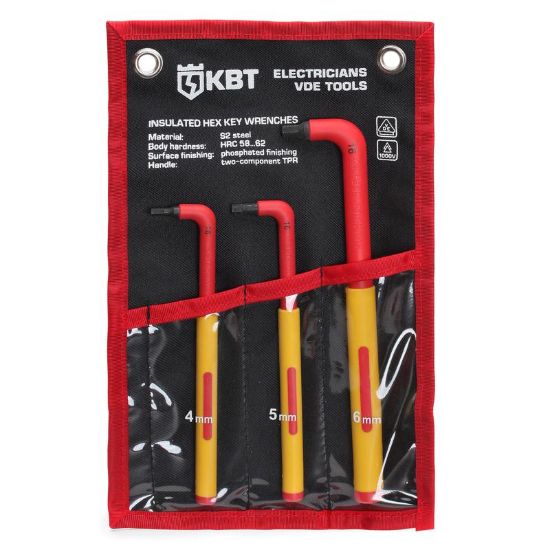 Изображение Набор изолированных шестигранных ключей КВТ