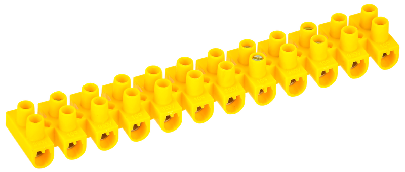 Изображение Зажим винтовой ЗВИ-15 н/г 4,0-10мм2 12пар желтые IEK