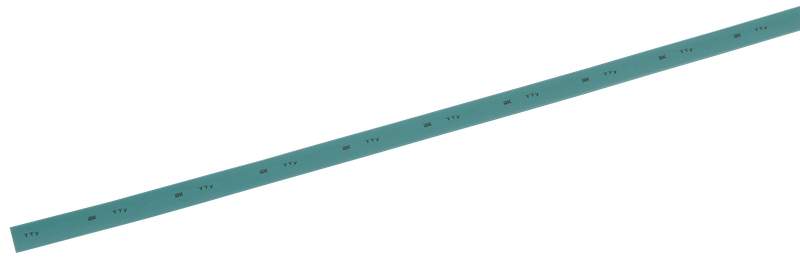 Изображение Трубка термоусадочная ТТУ нг-LS 2/1 зеленая (1м) IEK