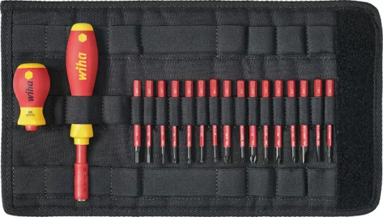 Изображение Набор отвертки и биты SoftFinish electric slimVario wiha