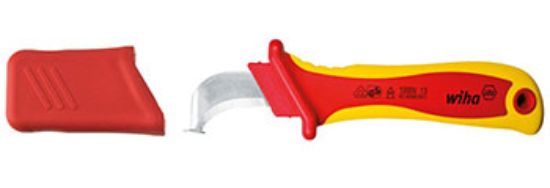 Изображение Нож для снятия оболочки с круглых кабелей 200 мм wiha