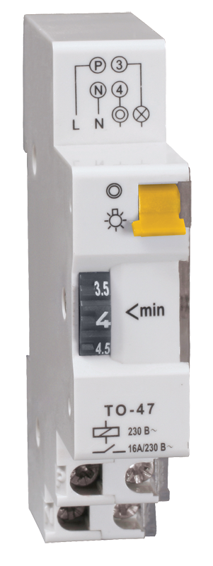 Изображение Таймер ТО47 освещения 16А 230В на DIN-рейку IEK