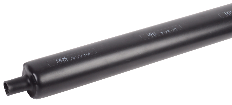 Изображение Термоусаживаемая трубка СТТК 75/22 3:1 черная с клеем 1м/упак IEK
