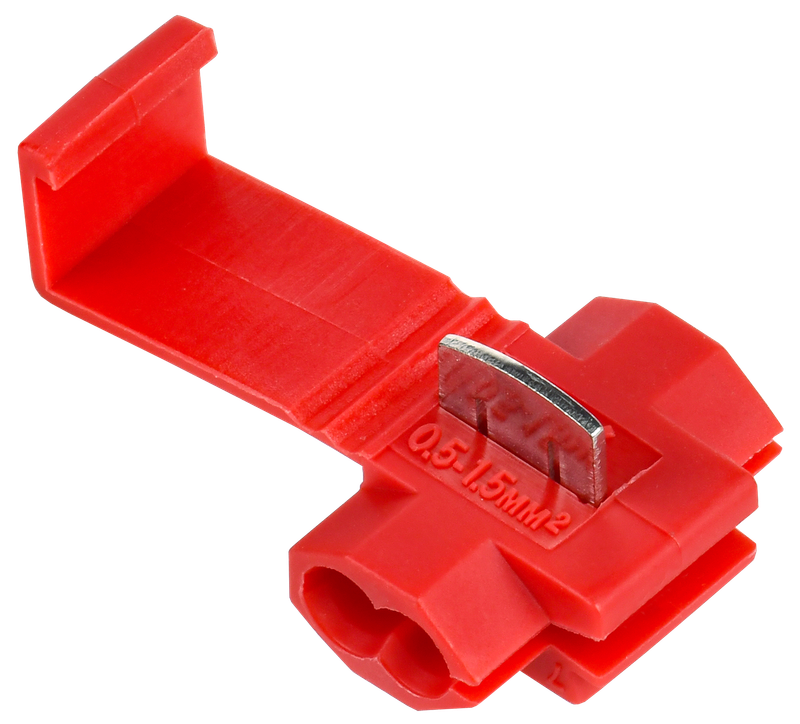 Изображение Зажим-ответвитель ЗПО-2 0,5-1,5мм2 красный (100шт) IEK