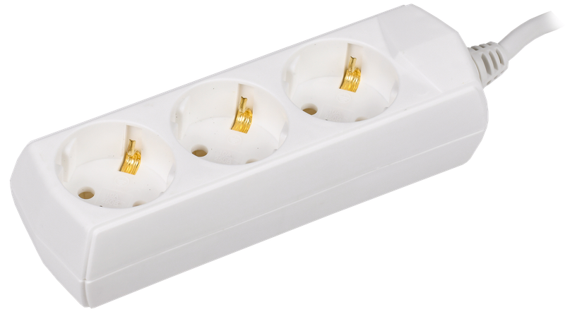 Изображение Удлинитель У03 3 места с заземлением 1,5м 3х1мм2 10А/250В GENERICA