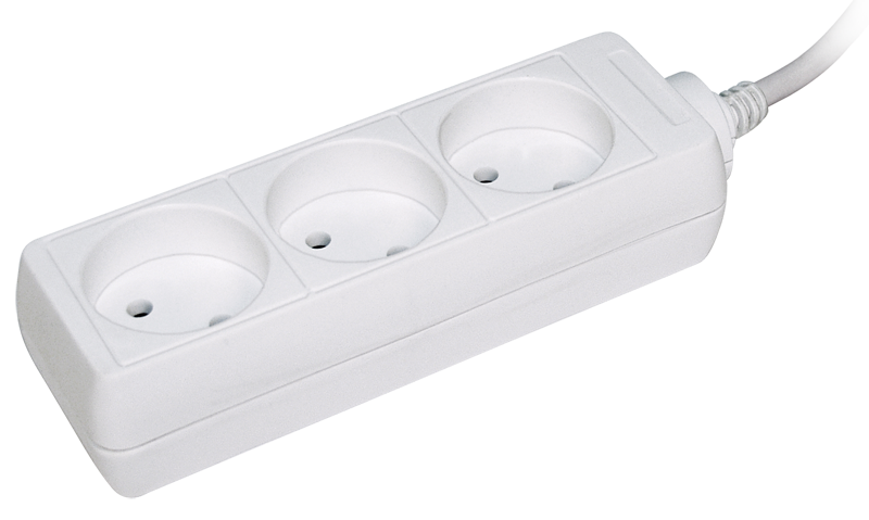 Изображение Удлинитель У3 3 места без заземления 3м 2х0,75мм2 10А/250 IEK