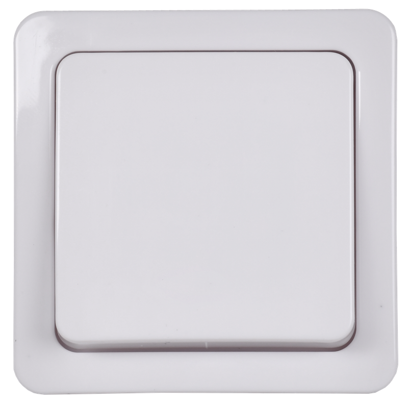 Изображение Выключатель 1-клавишный для открытой установки проходной ВСп20-1-0-ГПБ IP54 ГЕРМЕС PLUS (цвет клавиши: белый) IEK