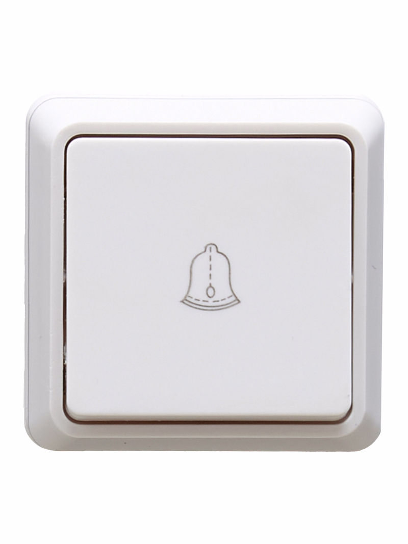 Изображение OKTAVA Выключатель 1-клавишный кнопочный для открытой установки 10А ВСк20-1-0-ОБ белый GENERICA