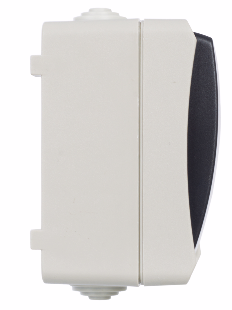 Изображение FORS Выключатель 2-клавишный для открытой установки 10А IP54 ВС20-2-0-ФСр серый IEK