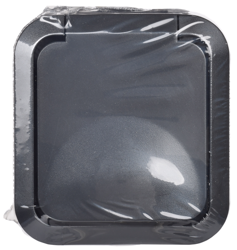 Изображение TORS Розетка 1-местная с заземляющим контактом и крышкой 16А IP55 TS120 графит IEK