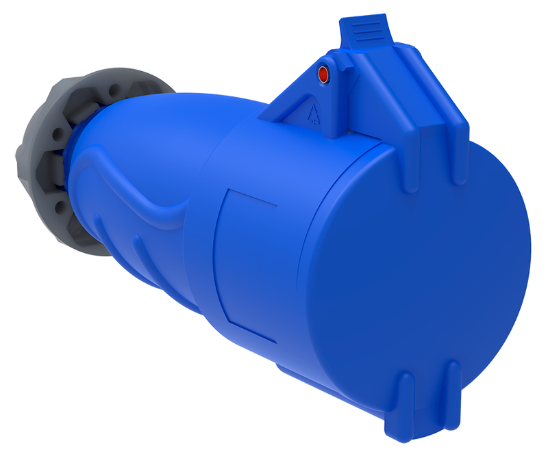 Изображение MAGNUM Розетка переносная ССИ-223 32А-6ч/200-250В 2P+PE IP44 IEK