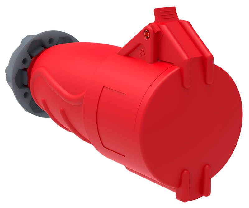 Изображение MAGNUM Розетка переносная ССИ-225 32А-6ч/200/346-240/415В 3P+PE+N IP44 IEK