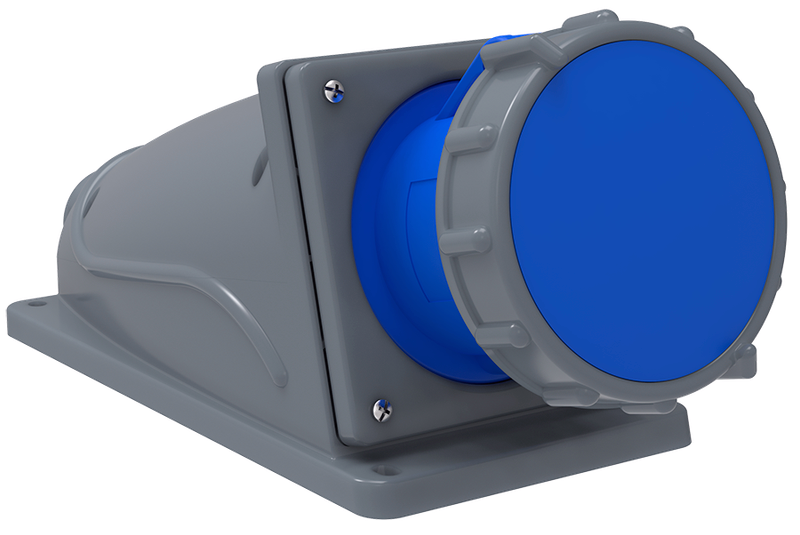 Изображение MAGNUM Розетка стационарная ССИ-133 63А-6ч/200-250В 2P+PE IP67 IEK