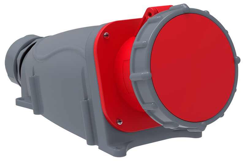 Изображение MAGNUM Розетка стационарная ССИ-145 125А-6ч/200/346-240/415В 3P+PE+N IP67 IEK